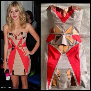 Y2K Sass & Bide Armored Panels 2 pc Top + Skirt Set AU 6/EU 36/US 0 $850